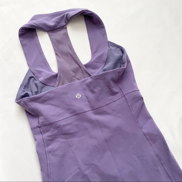 Lululemon Purple Racerback Tank - Picture 3 of 4